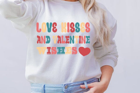 love kisses and valentine wishes SVG Angelina750 