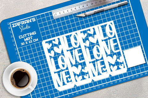 Love Lantern | Valentine Lantern Papercut 3D Paper zafrans studio 