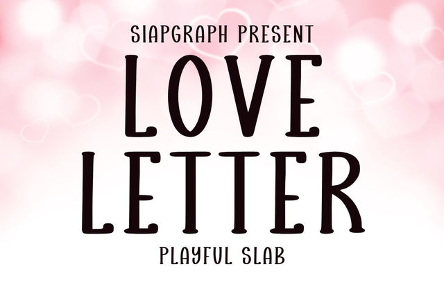 Love Letter Font Masyafi Studio 