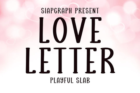 Love Letter Font Masyafi Studio 