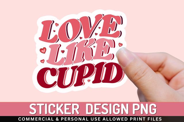 Love like cupid PNG Sticker Sublimation Regulrcrative 