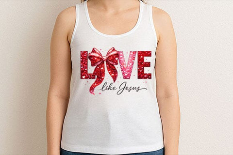 Love Like Jesus PNG | Christian Valentine Sublimation Design SVG BillahCrafts 