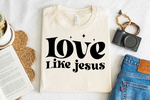 Love like jesus Sleeve SVG Design, Christian Sleeve SVG, Faith SVG Design, Jesus Sleeve SVG SVG Regulrcrative 