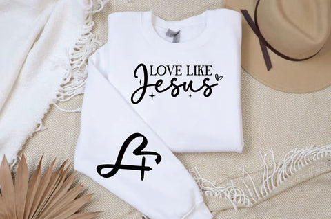 love like jesus Sleeve SVG Design SVG Designangry 