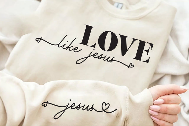 Love Like Jesus Sleeve SVG SVG Creativeart88 