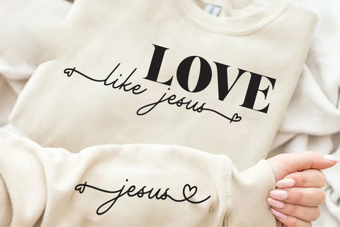 Love Like Jesus Sleeve SVG SVG Creativeart88 