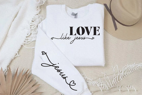 Love Like Jesus Sleeve SVG SVG Creativeart88 