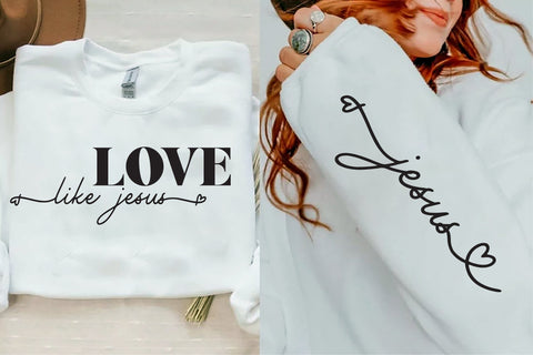Love Like Jesus Sleeve SVG SVG Creativeart88 