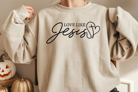 Love Like Jesus SVG: Christian Faith Design , Religious Svg, Faith Svg, Jesus Svg, Bible Quote Svg, Love Svg SVG DesignDestine 
