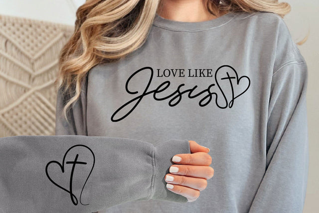 Love Like Jesus SVG: Christian Faith Design , Religious Svg, Faith Svg, Jesus Svg, Bible Quote Svg, Love Svg SVG DesignDestine 