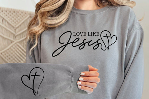 Love Like Jesus SVG: Christian Faith Design , Religious Svg, Faith Svg, Jesus Svg, Bible Quote Svg, Love Svg SVG DesignDestine 