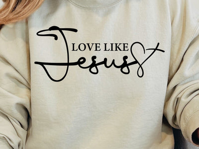 Love Like Jesus SVG: Christian Faith Design SVG DesignDestine 