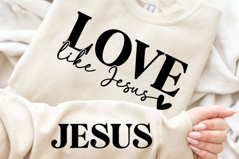 Love like jesus SVG Sleeve Design SVG Designangry 