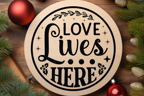 Love lives here SVG Angelina750 