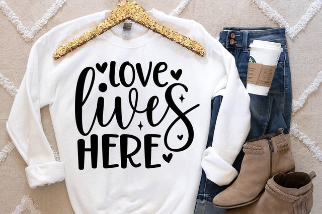 Love lives here SVG Design SVG Designangry 