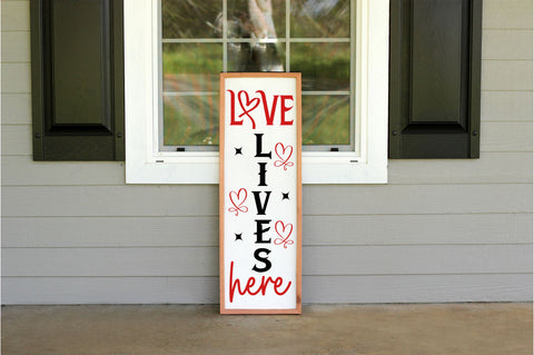 Love lives here Svg Design SVG Regulrcrative 
