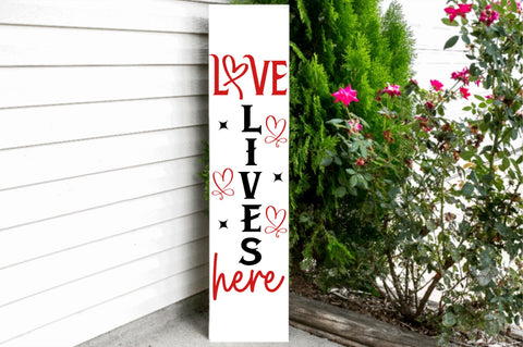Love lives here Svg Design SVG Regulrcrative 