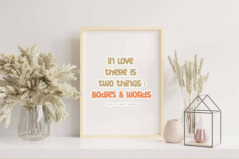 Love Maze Font Font Dm Letter Studio 