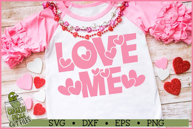 Love Me Hearts SVG File SVG Crunchy Pickle 