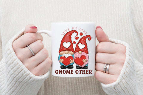 Love Me Like Gnome Other PNG Sublimation Sublimation CraftLabSVG 