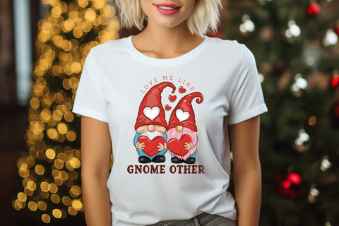 Love Me Like Gnome Other PNG Sublimation Sublimation CraftLabSVG 