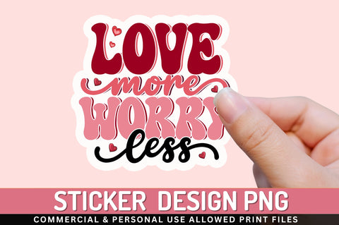Love more PNG Sticker Sublimation Regulrcrative 