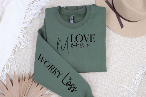 Love More Sleeve SVG Design, Mother's Day Sleeve SVG SVG Regulrcrative 