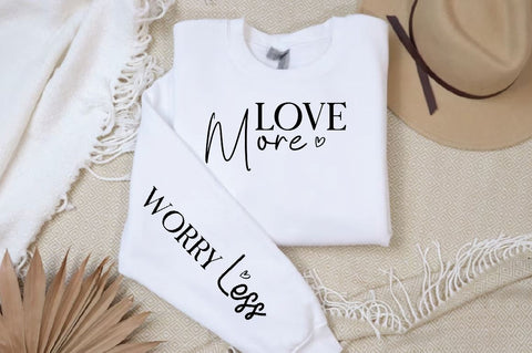 Love More Sleeve SVG Design, Mother's Day Sleeve SVG SVG Regulrcrative 