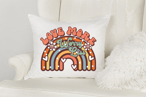 Love More Worry Less PNG Sublimation Sublimation CraftLabSVG 