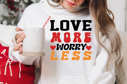 love more worry less SVG Angelina750 