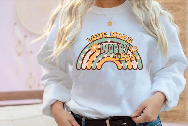 Love More Worry Less SVG Angelina750 