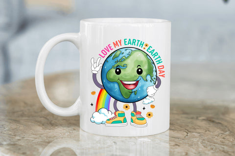 Love my earth earth day Sublimation Design Sublimation Regulrcrative 