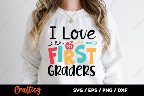 love my first graders SVG Design SVG Designangry 