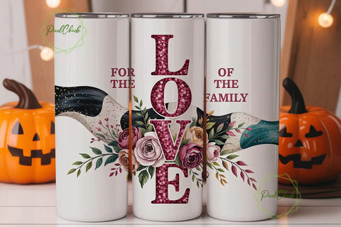 Love of The Family Tumbler Wrap Sublimation PixelChick 