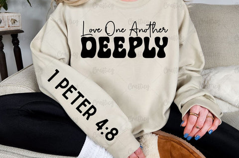 Love one another deeply Sleeve SVG Design SVG Designangry 