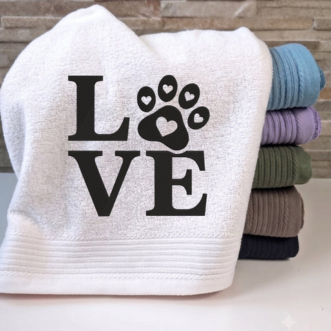 Love Paw Print Embroidery Design – Dog Paw Heart Machine Embroidery File, Pet Lover Puppy Love Design Embroidery/Applique DESIGNS PatternFeed8 