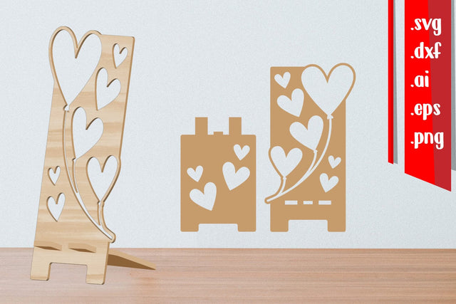 Love Phone Stand | Love Phone Holder SVG zafrans studio 
