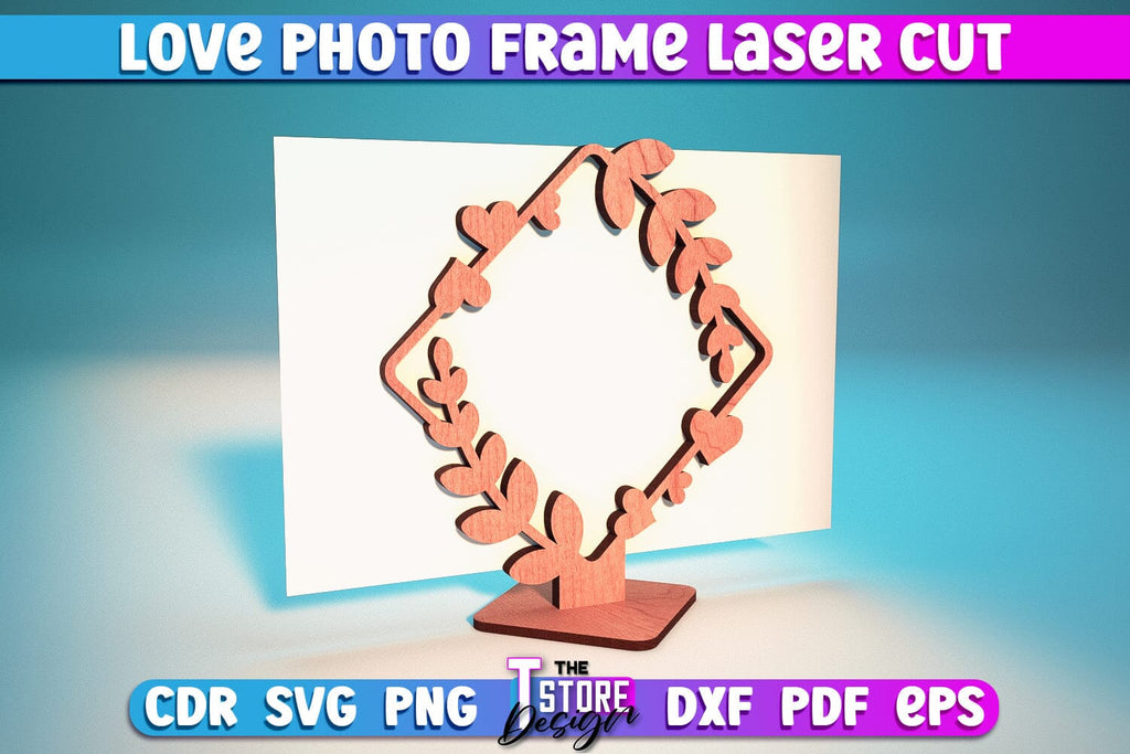 Love Photo Frame Laser Cut | Home Laser Cut Design | Family Design ...