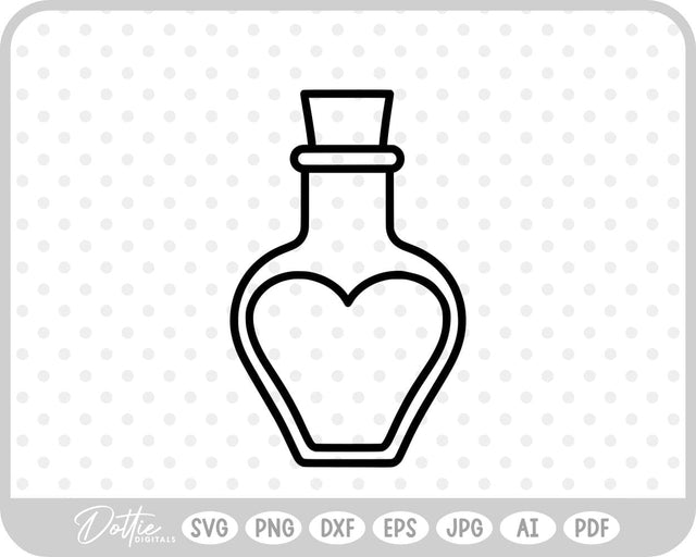 Love Potion SVG DottieDigitals 