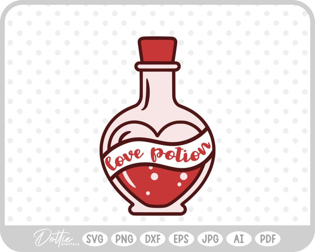 Love Potion SVG DottieDigitals 