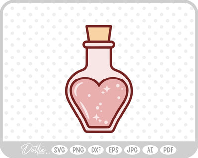 Love Potion SVG DottieDigitals 