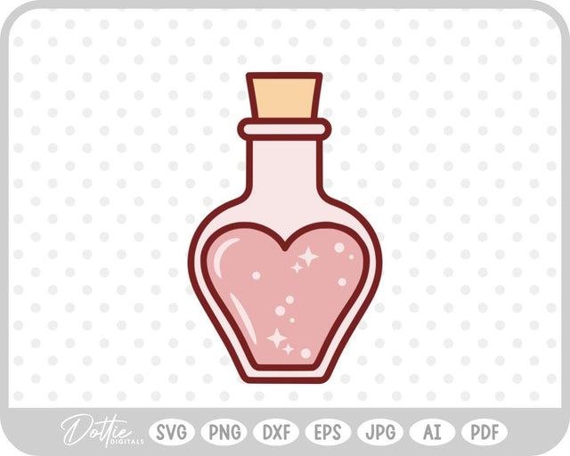 Love Potion SVG DottieDigitals 