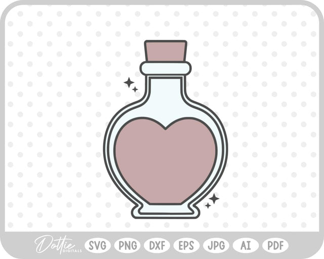 Love Potion SVG DottieDigitals 