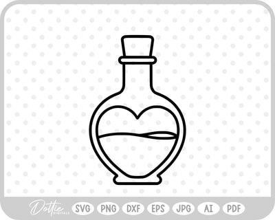 Love Potion SVG DottieDigitals 