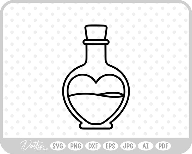 Love Potion SVG DottieDigitals 