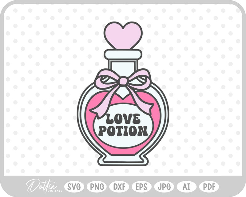 Love Potion SVG DottieDigitals 