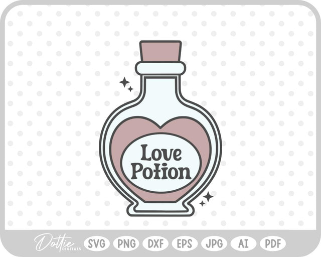 Love Potion SVG DottieDigitals 