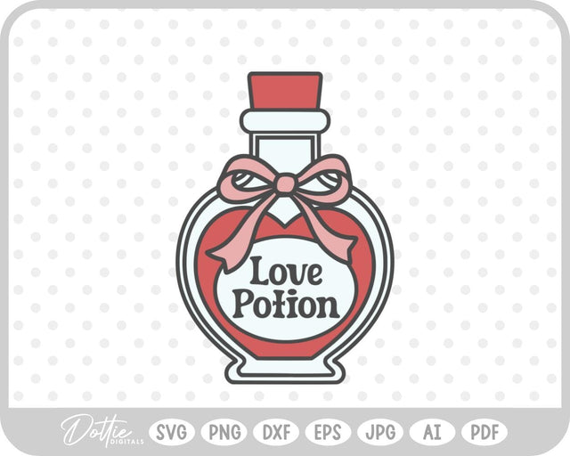 Love Potion SVG DottieDigitals 
