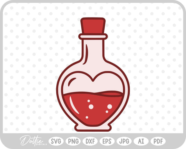 Love Potion SVG DottieDigitals 