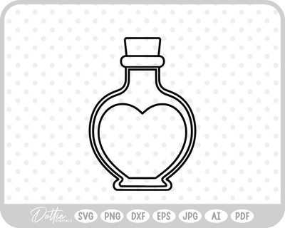 Love Potion SVG DottieDigitals 